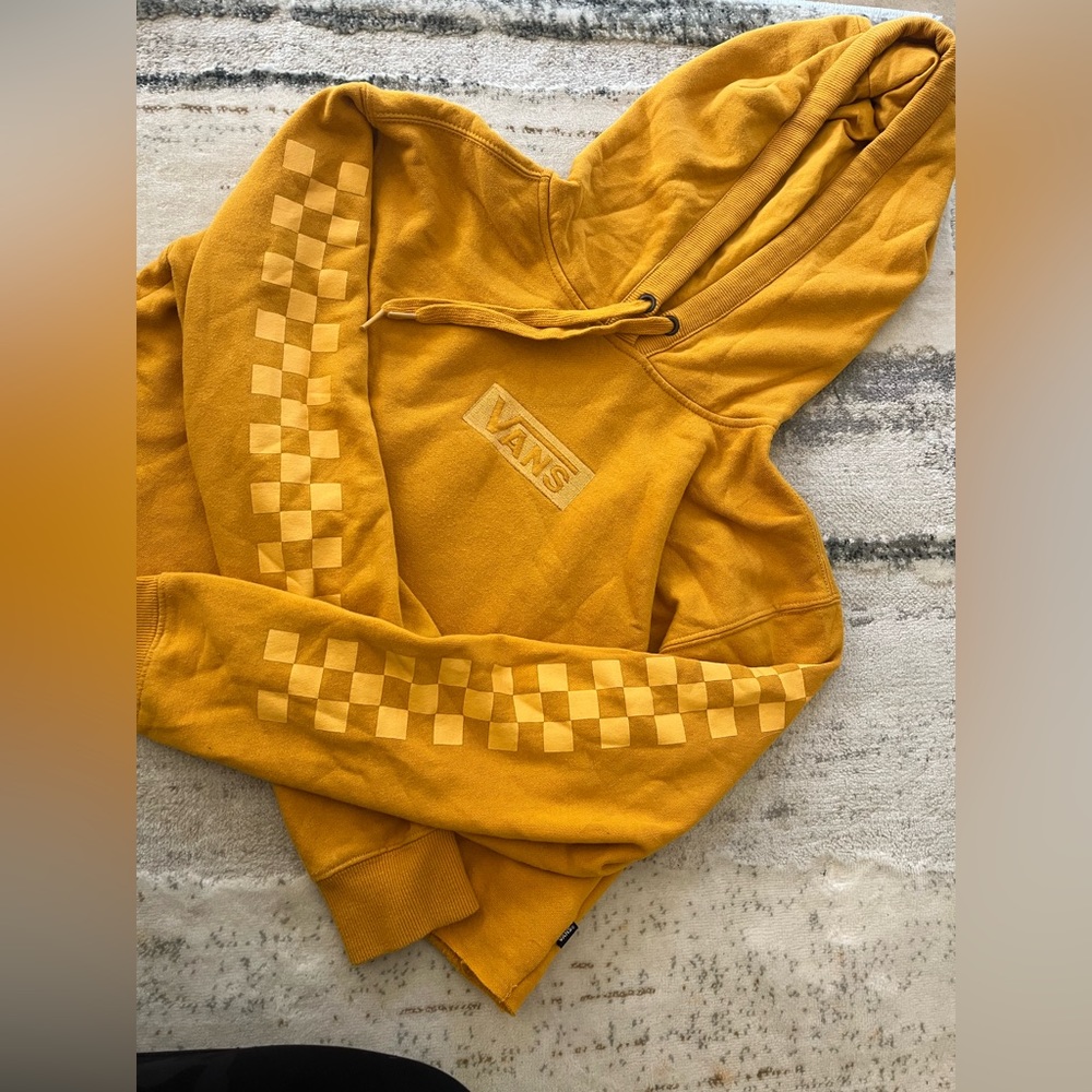Cropped vans hoodie